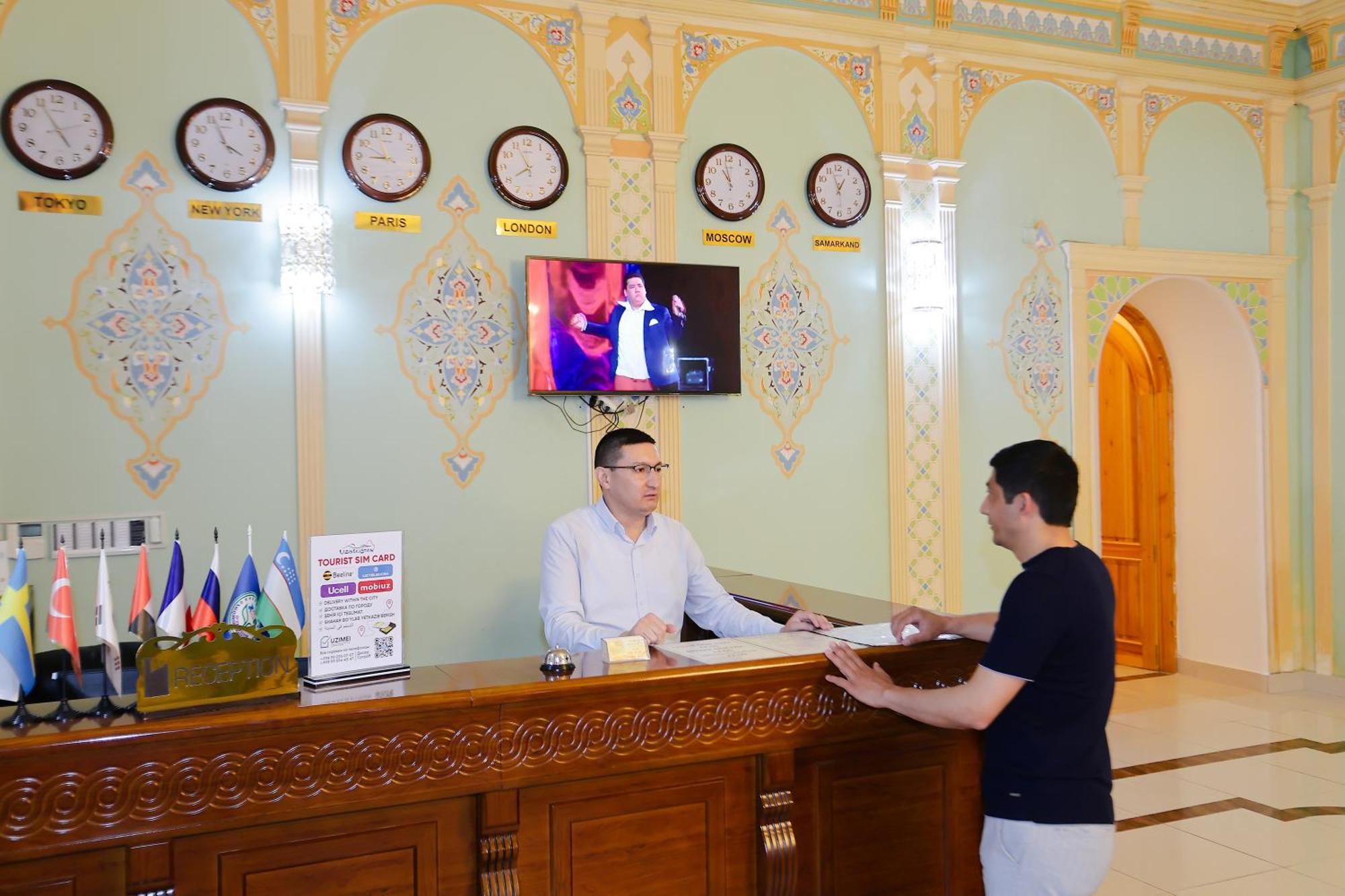 Yangi Sharq Hotel Samarkand Buitenkant foto